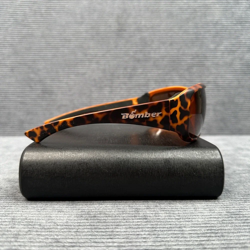 Bomber Floating Sunglasses Tortoise Shell Frame Orange Active Sport Y2K